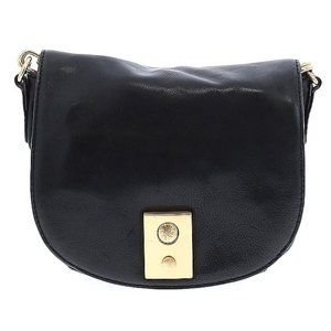 J. Crew Black Genuine Leather Cross Body bag with adjustable strap